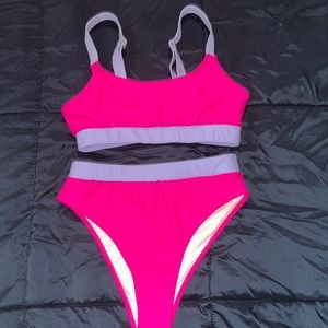 💘NWOT Hot pink and purple swimsuit💘